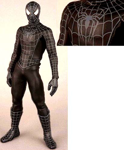 【美品】メディコムトイ　ブラックスパイダーマン　可動式フィギュア